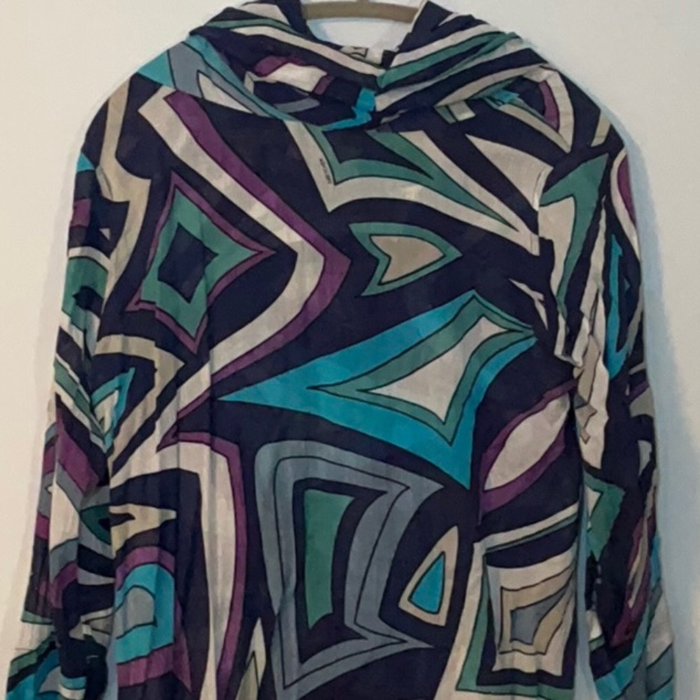 Gretchen Scott Large cowl neck tunic top - Picture 4 of 6